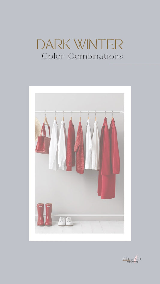 Dark Winter Color Combinations Guide