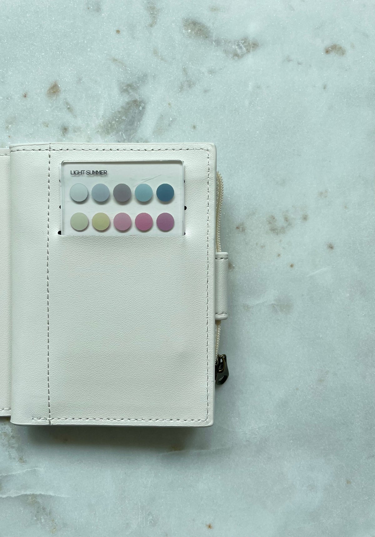 Light Summer Color Analysis Wallet Card