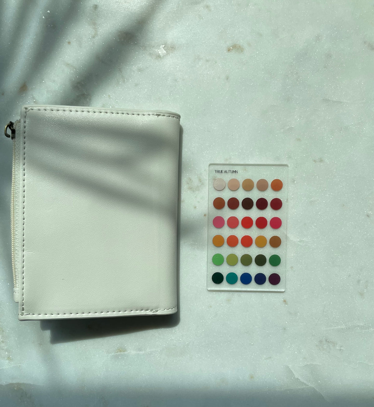 True Autumn Color Analysis Wallet Card