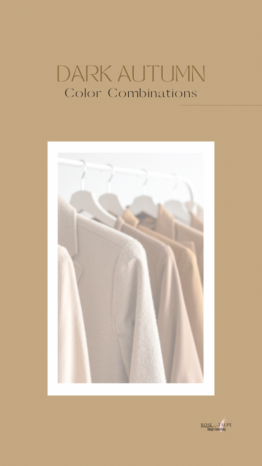 Dark Autumn Color Combinations Guide