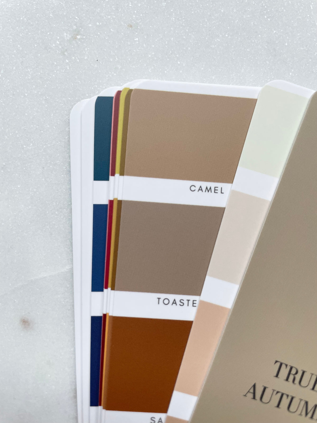 True Autumn Color Analysis Fan Deck