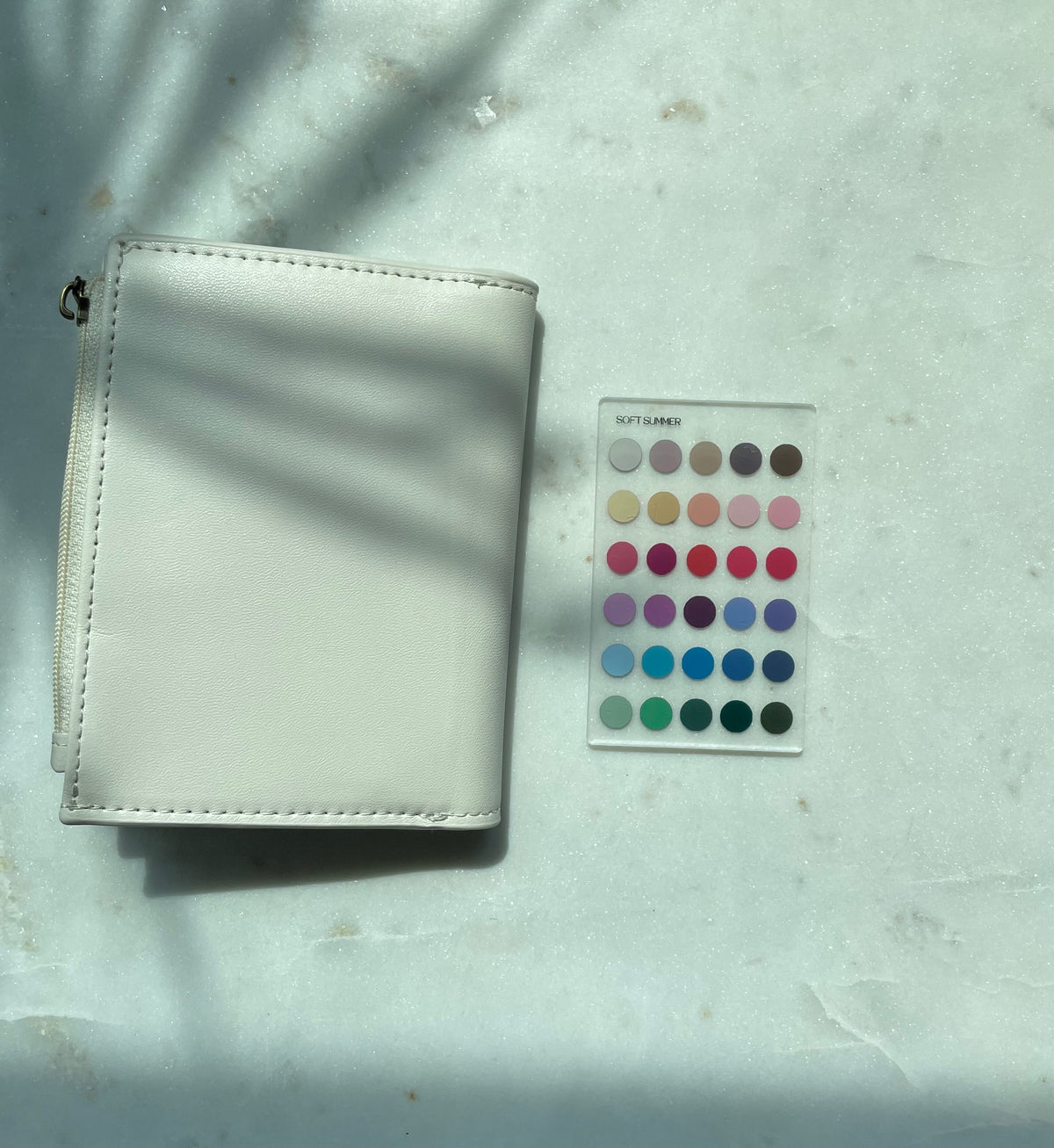 Soft Summer Color Analysis Wallet Card
