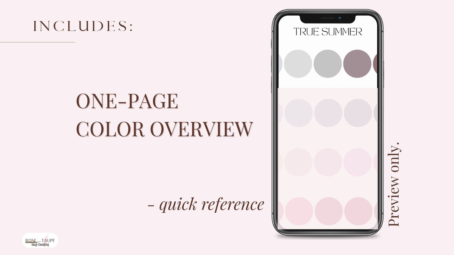 True Summer Color Palette