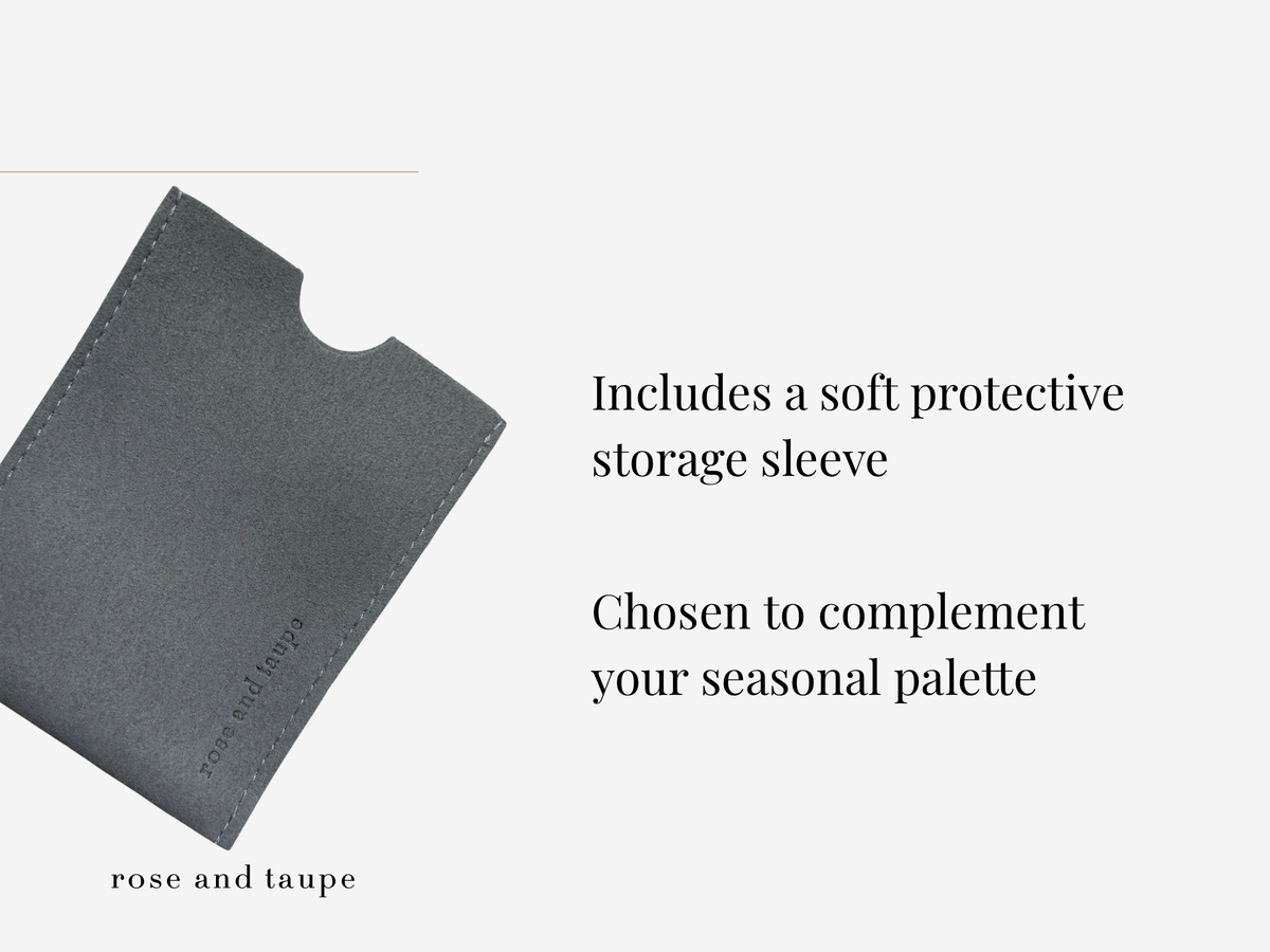 Bright Winter Color Analysis Wallet Card