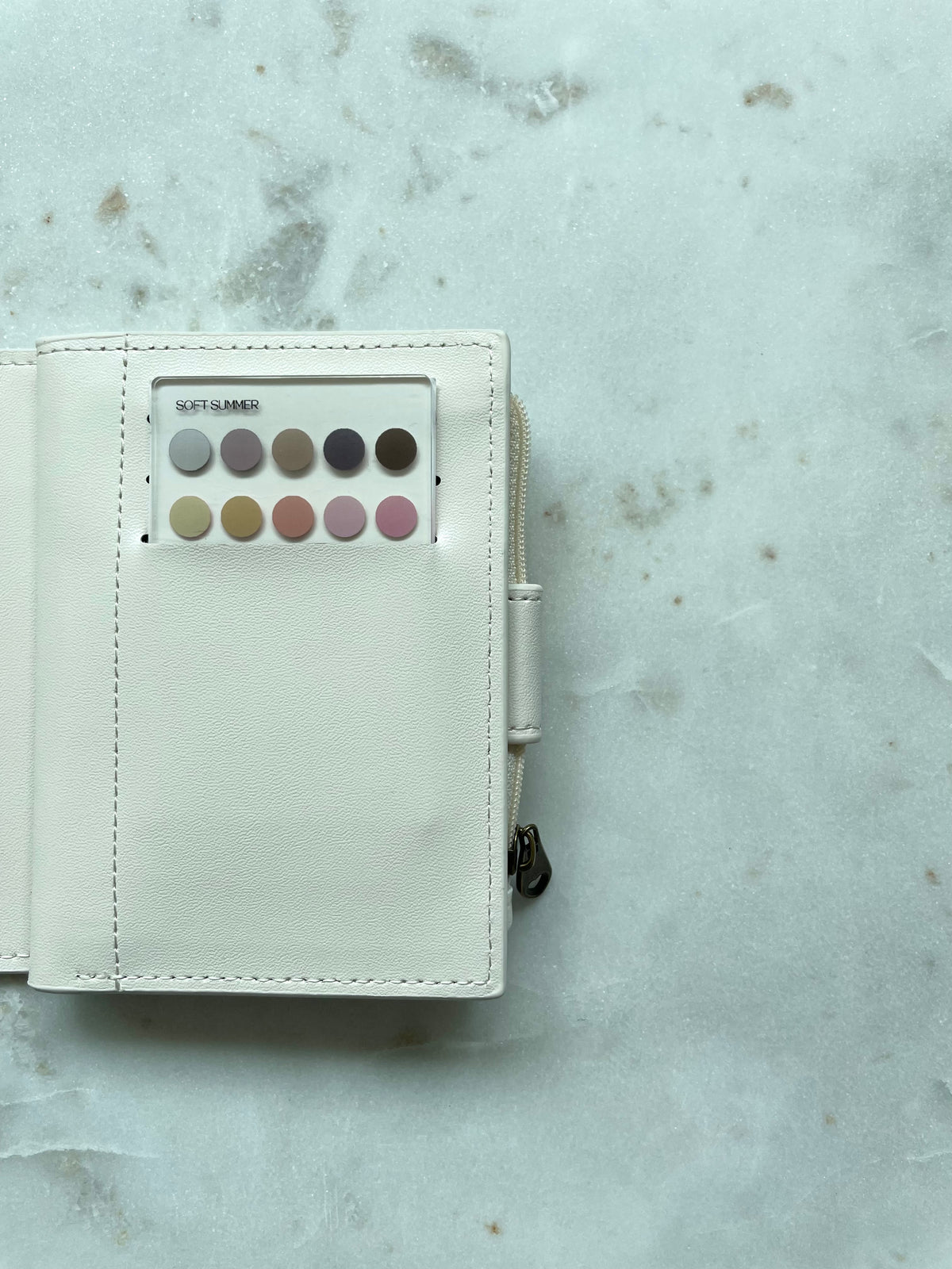 Soft Summer Color Analysis Wallet Card