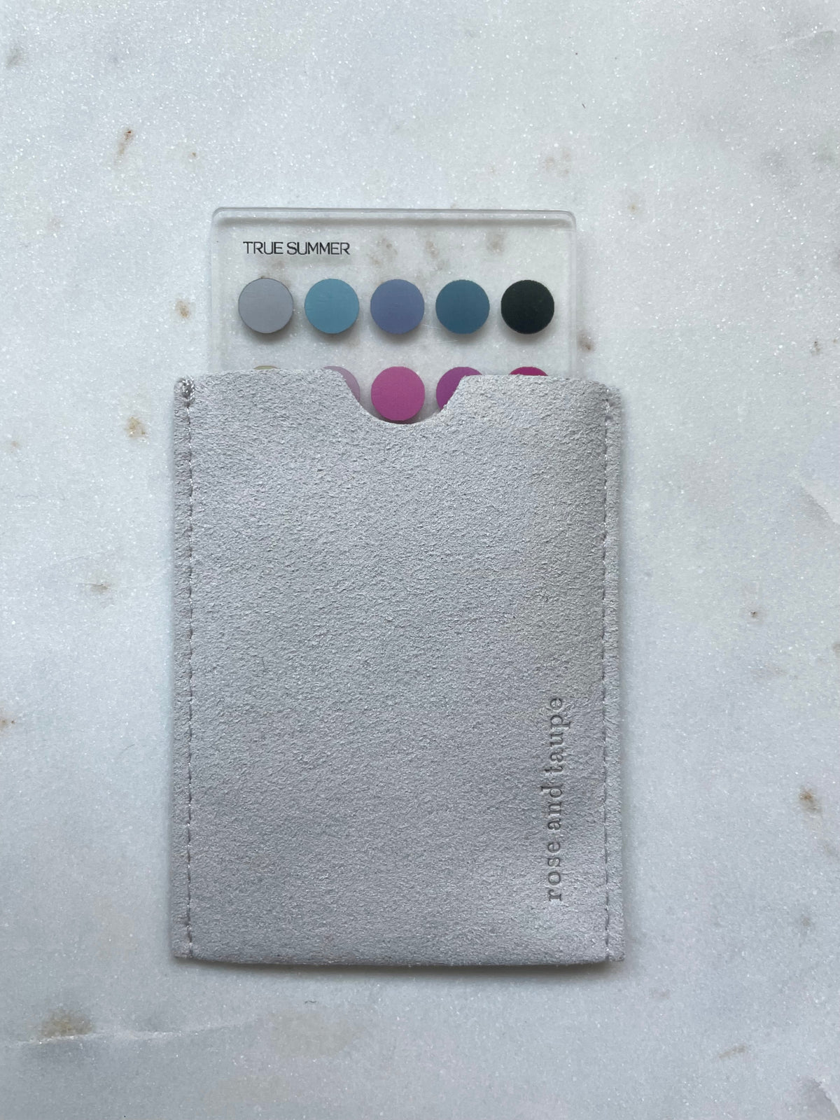True Summer Color Analysis Wallet Card
