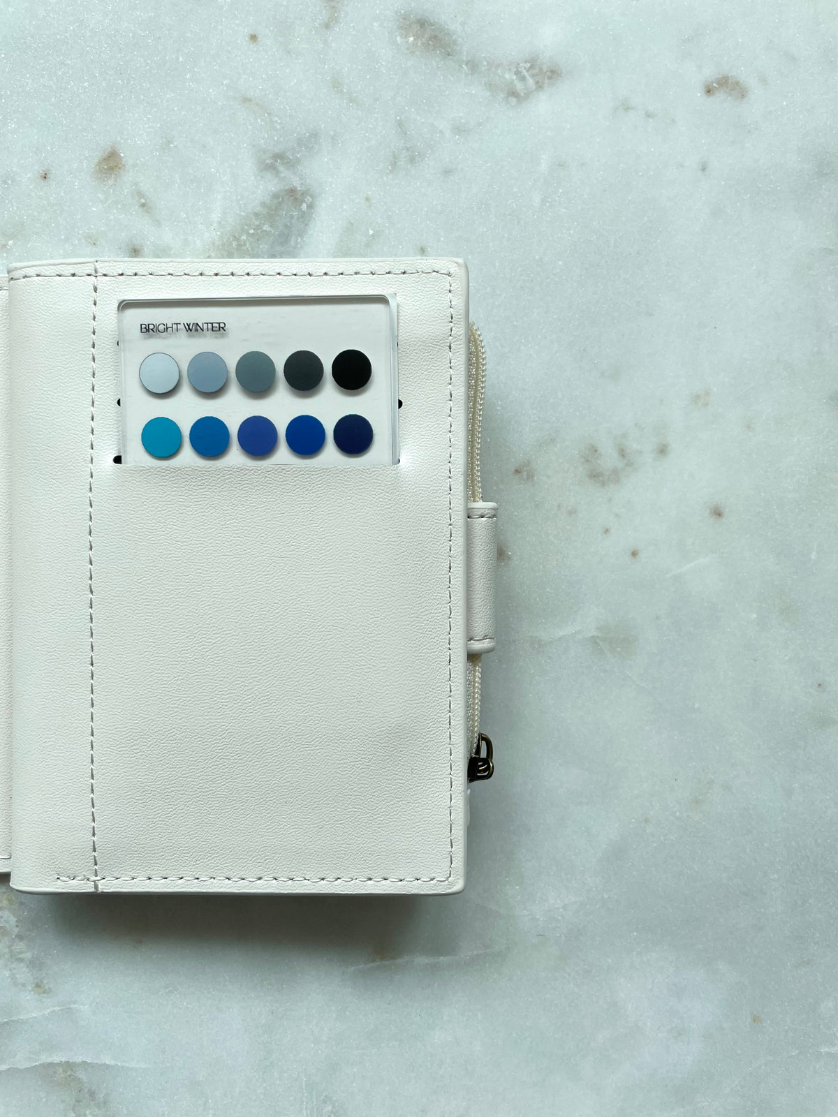 Bright Winter Color Analysis Wallet Card