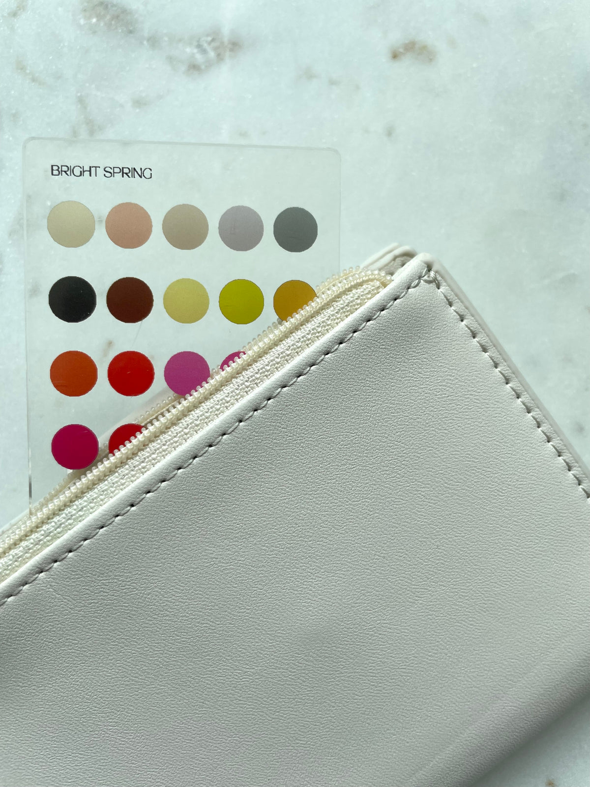 Bright Spring Color Analysis Wallet Card