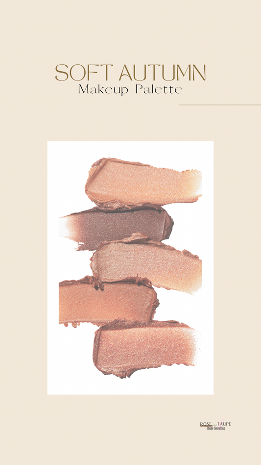 Soft Autumn Makeup Color Palette