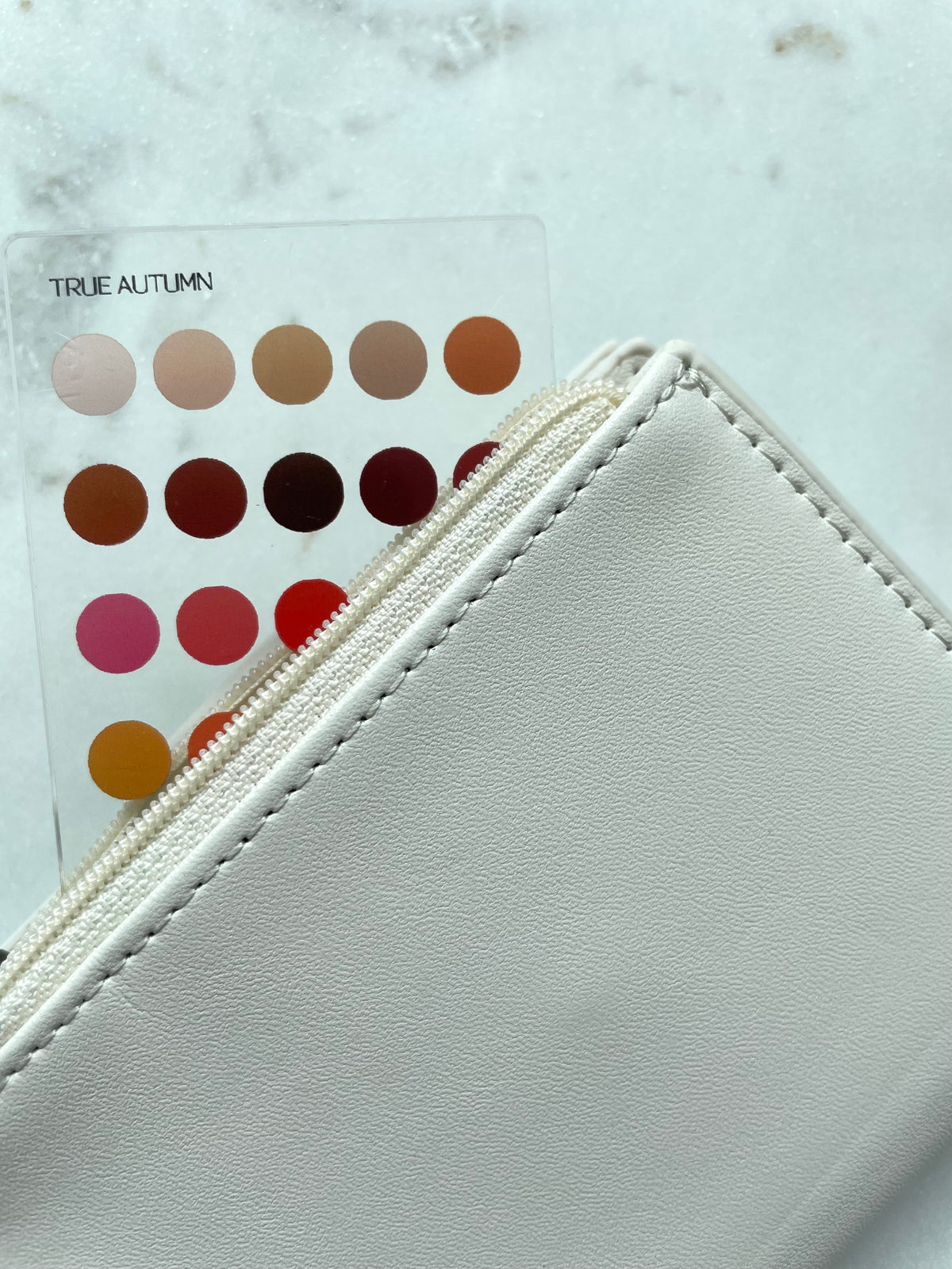 True Autumn Color Analysis Wallet Card