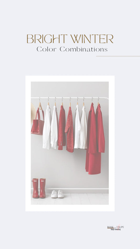 Bright Winter Color Combinations Guide