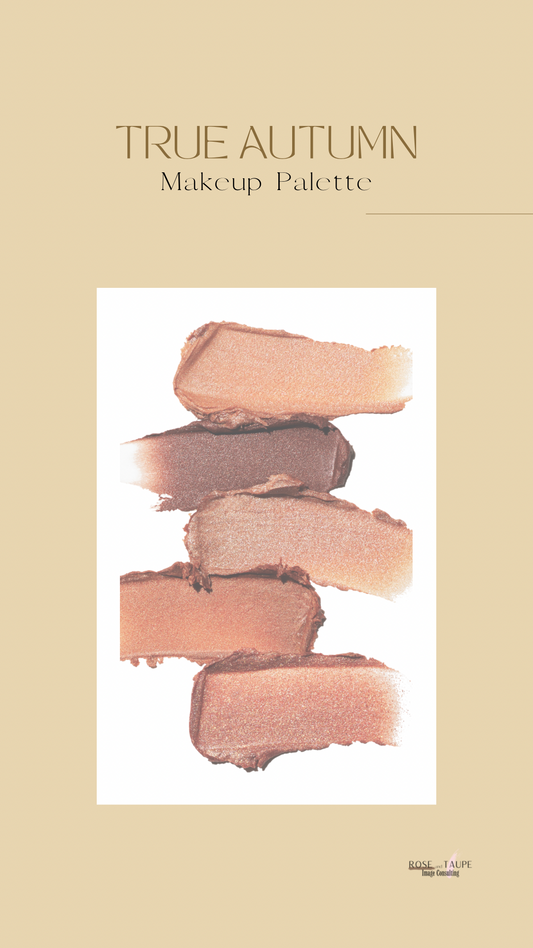 True Autumn Makeup Color Palette