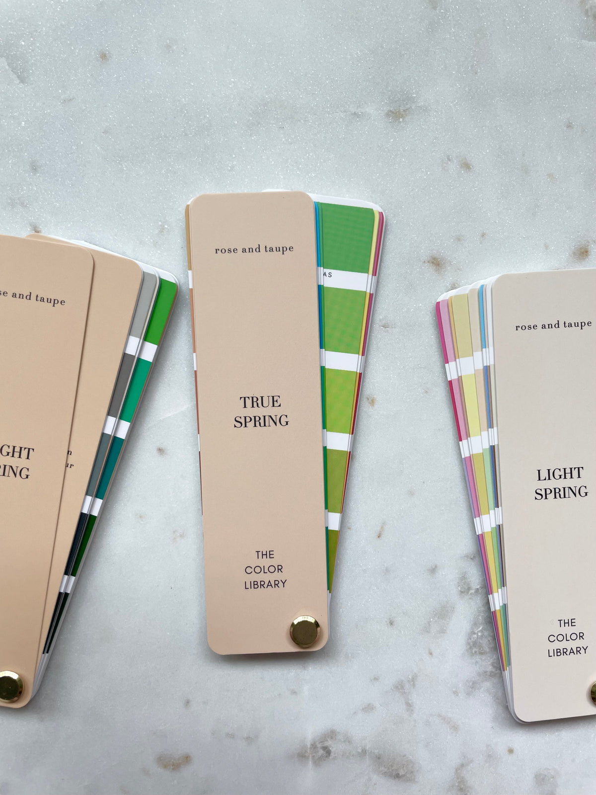 Light Spring Color Analysis Fan Deck