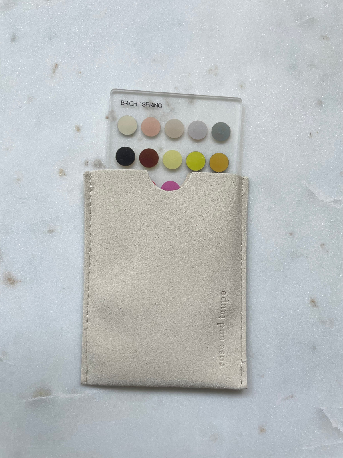Bright Spring Color Analysis Wallet Card