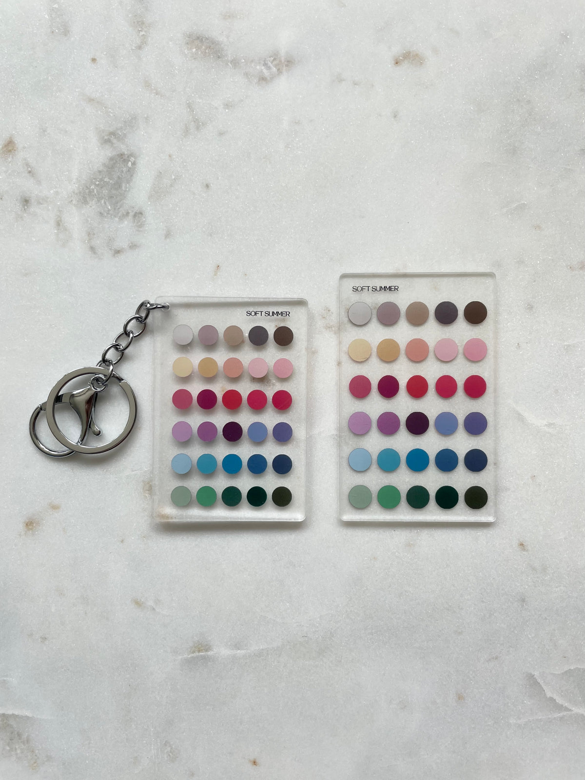 Soft Summer Color Analysis Wallet Card