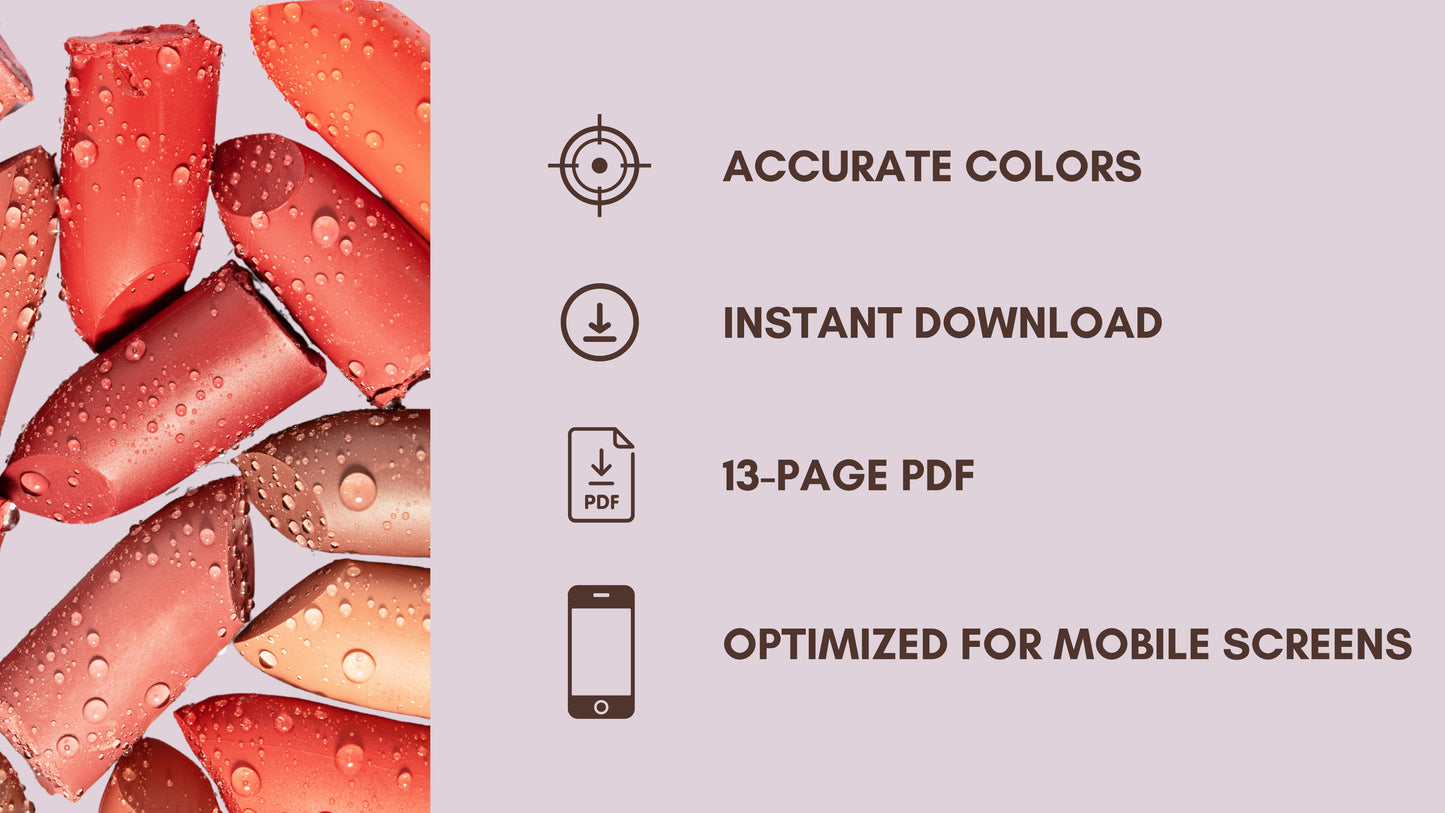 Soft Summer Makeup Color Palette