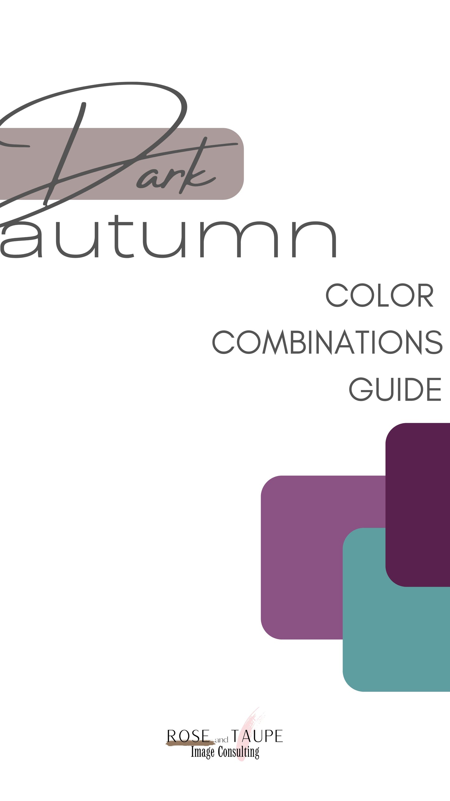 Dark Autumn Color Combinations Guide