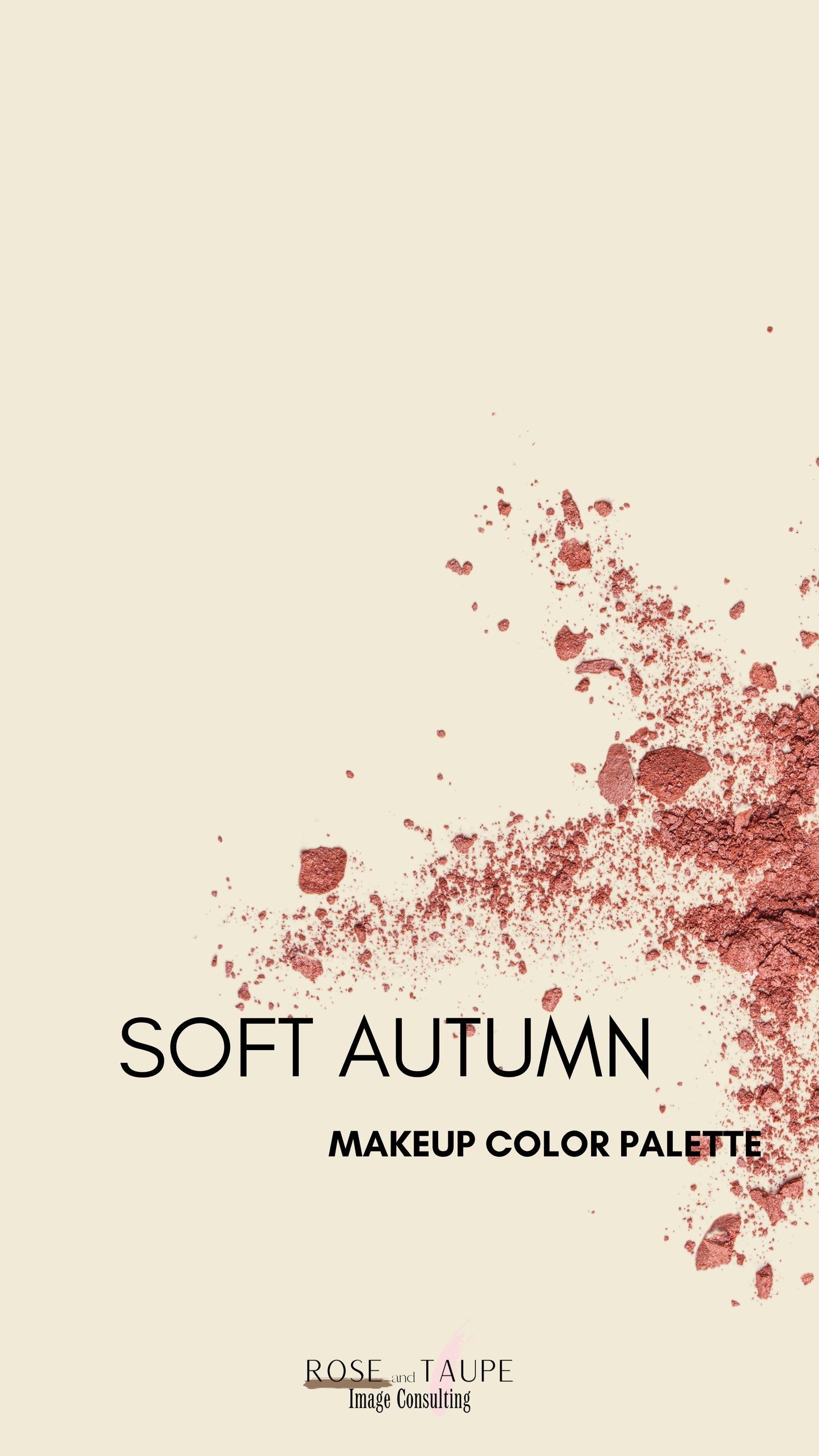 Soft Autumn Makeup Color Palette