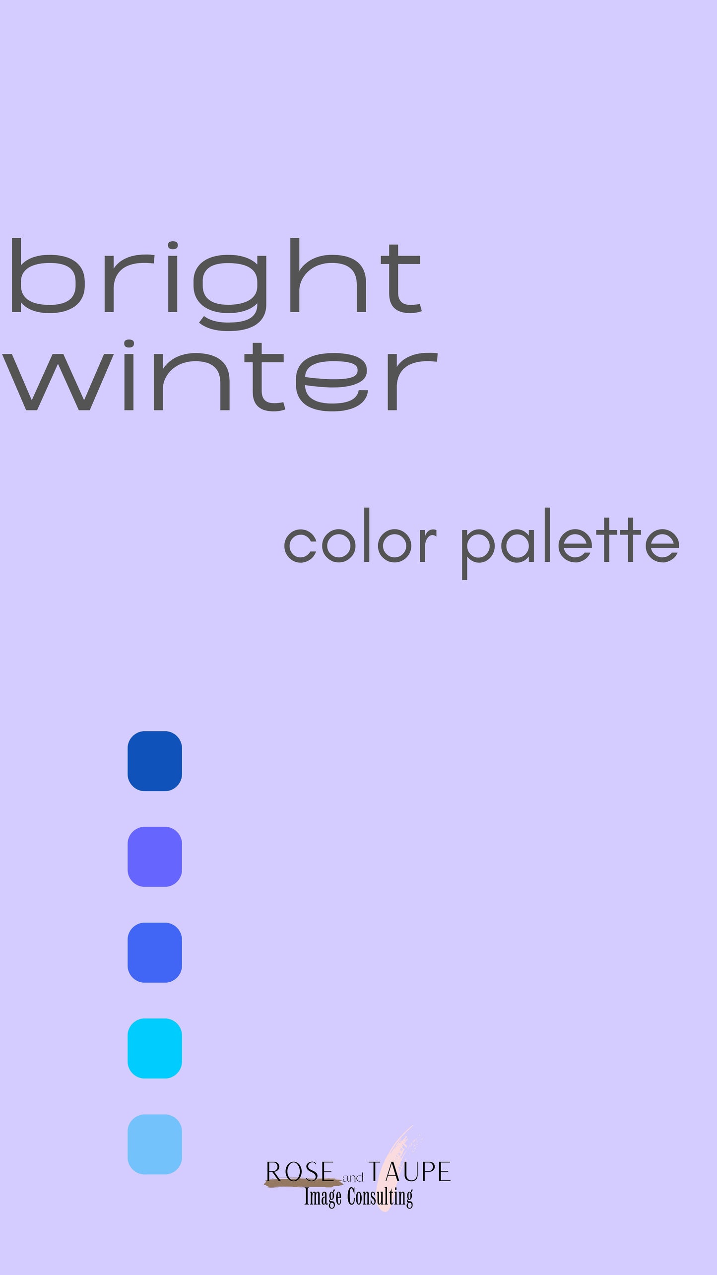 Bright Winter Color Palette