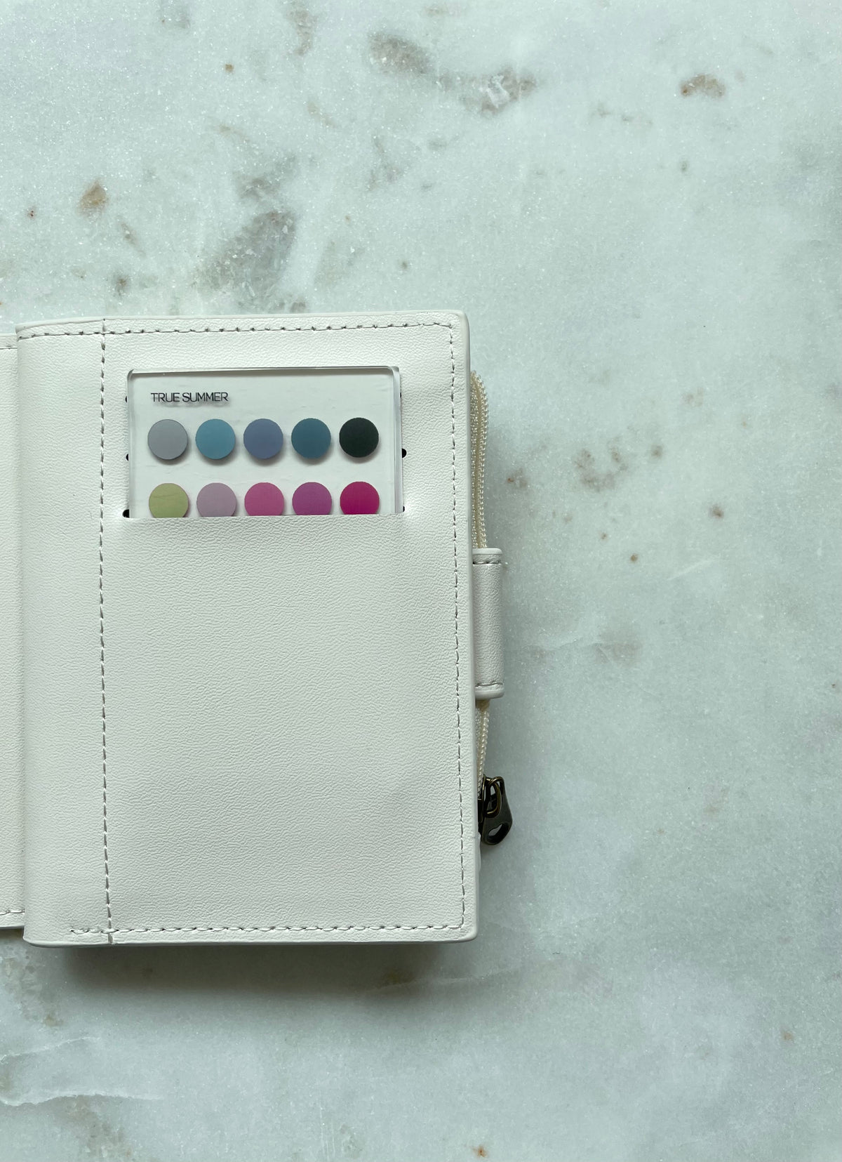 True Summer Color Analysis Wallet Card