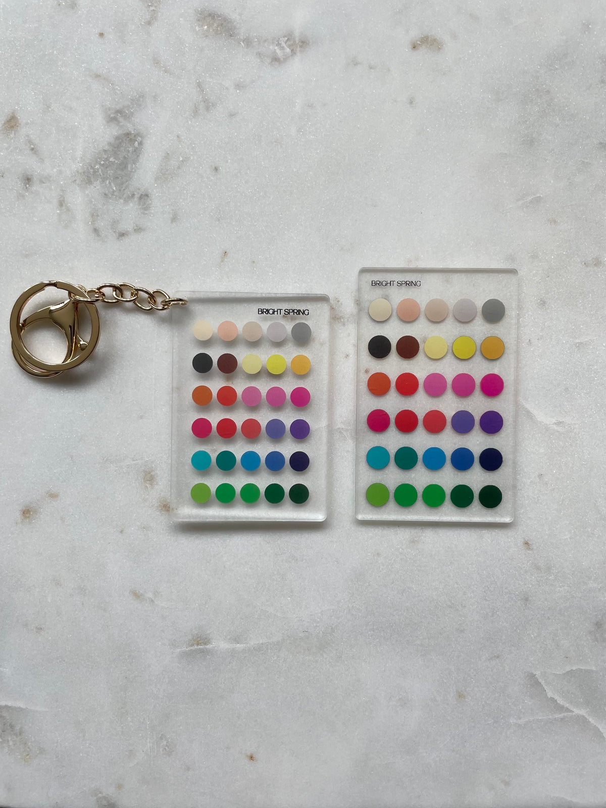 Bright Spring Color Analysis Wallet Card