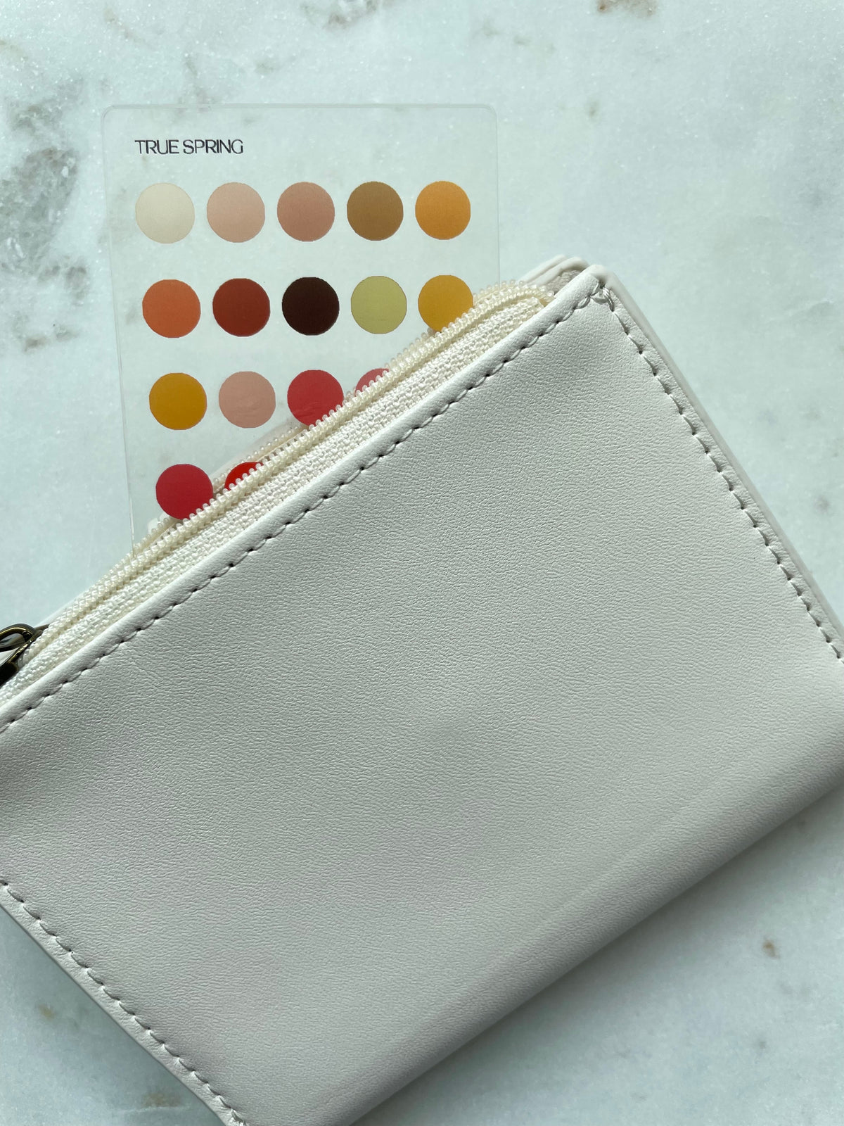 True Spring Color Analysis Wallet Card