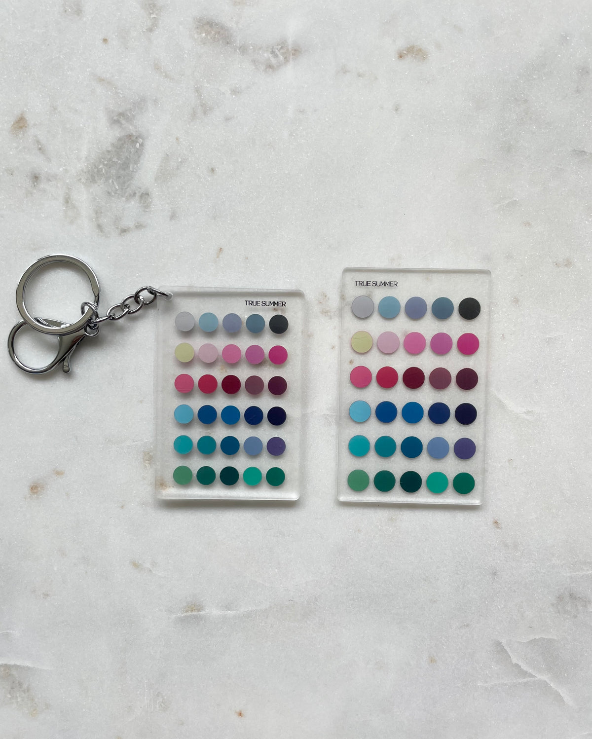 True Summer Color Analysis Wallet Card