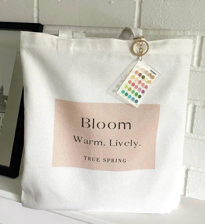 True Spring Color Analysis Keychain