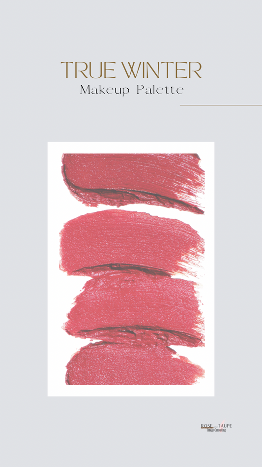 True Winter Makeup Color Palette