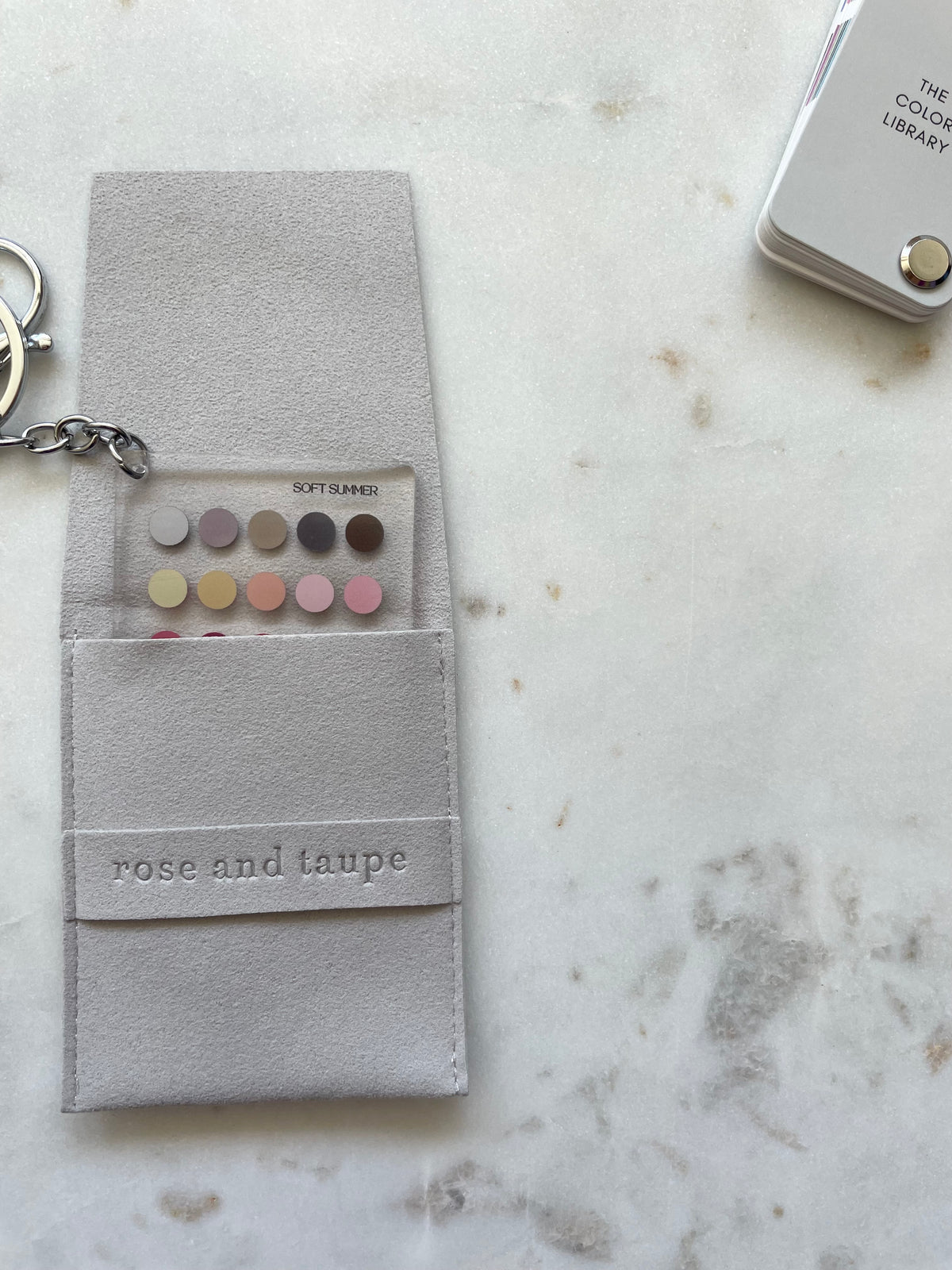 Soft Summer Color Analysis Keychain