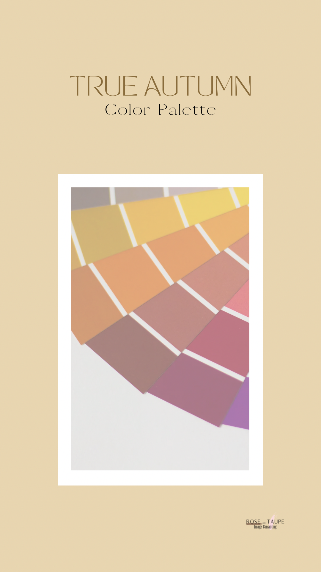 True Autumn Color Palette