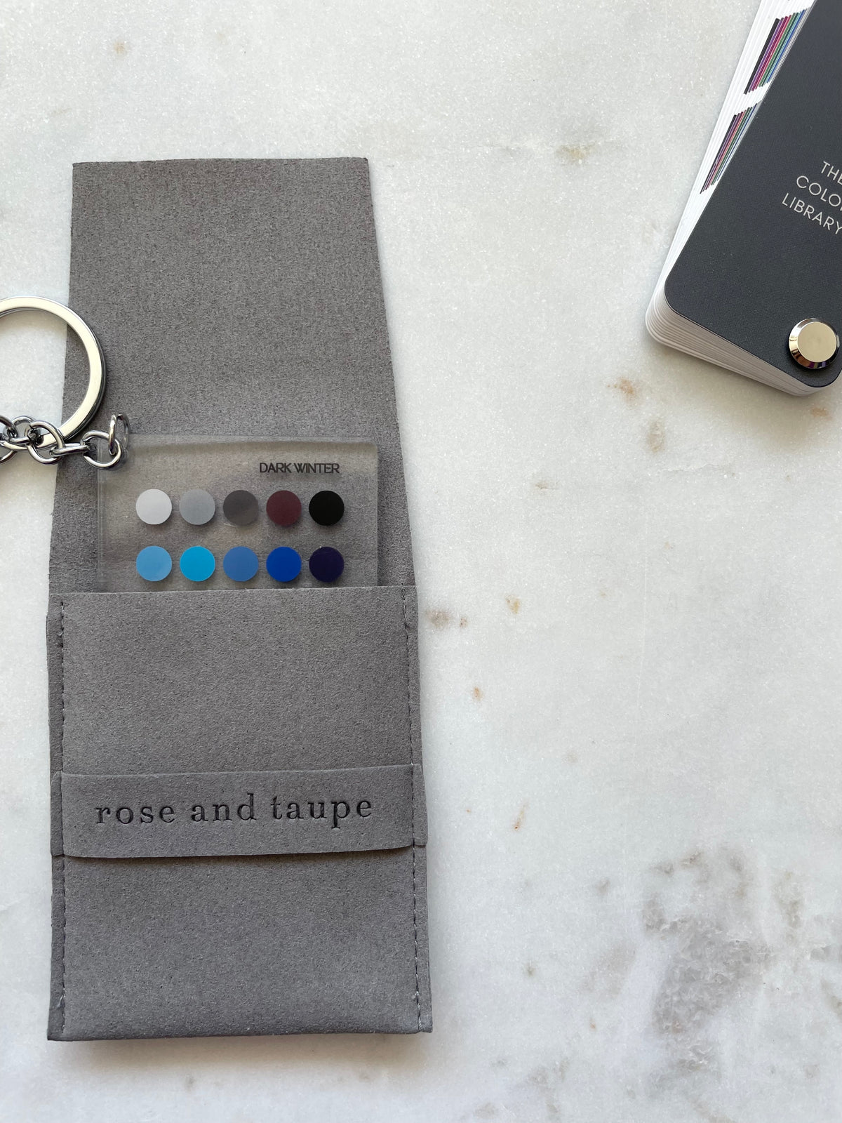 Dark Winter Color Analysis Keychain