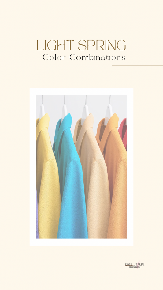 Light Spring Color Combinations Guide