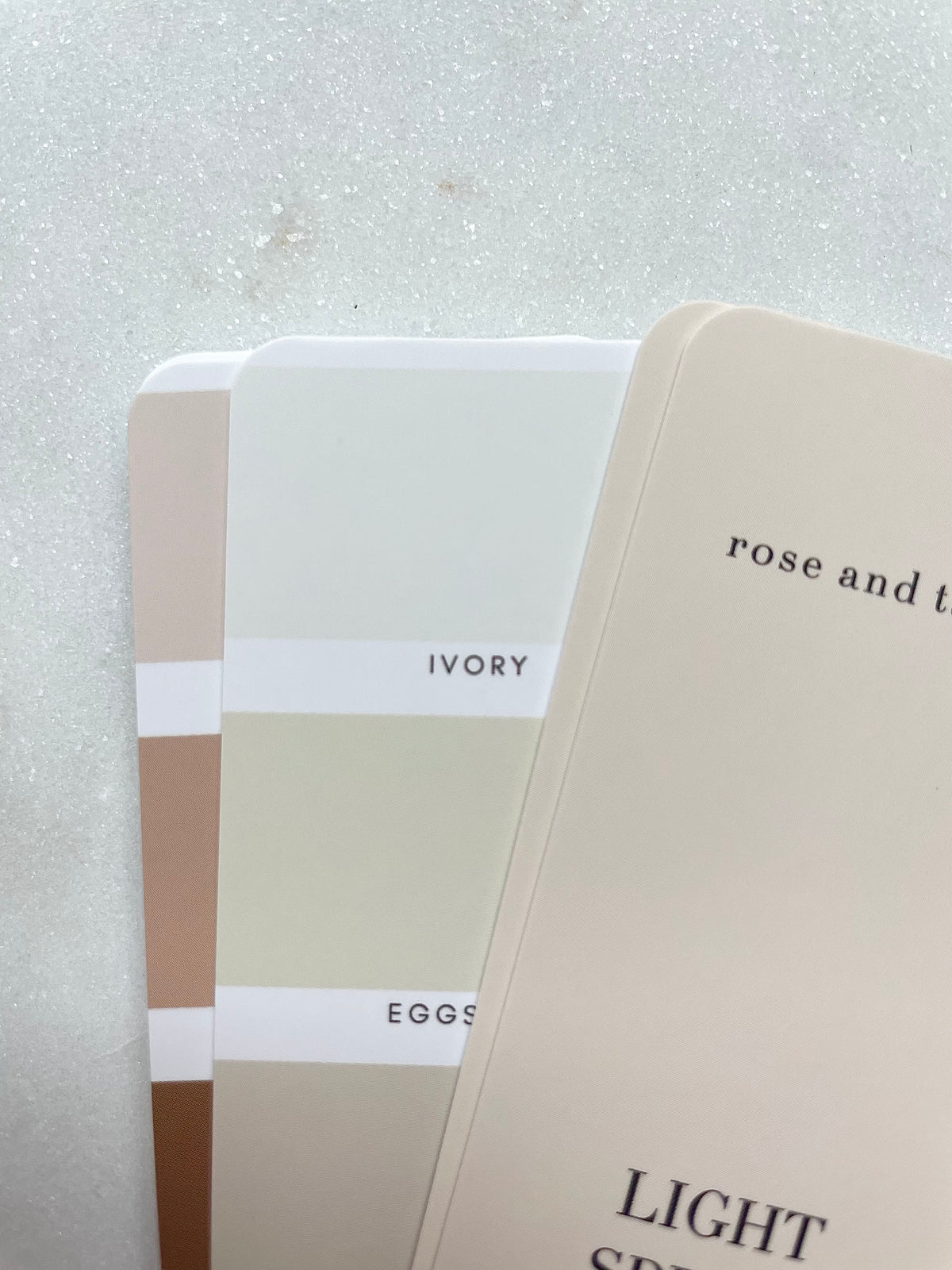 Light Spring Color Analysis Fan Deck