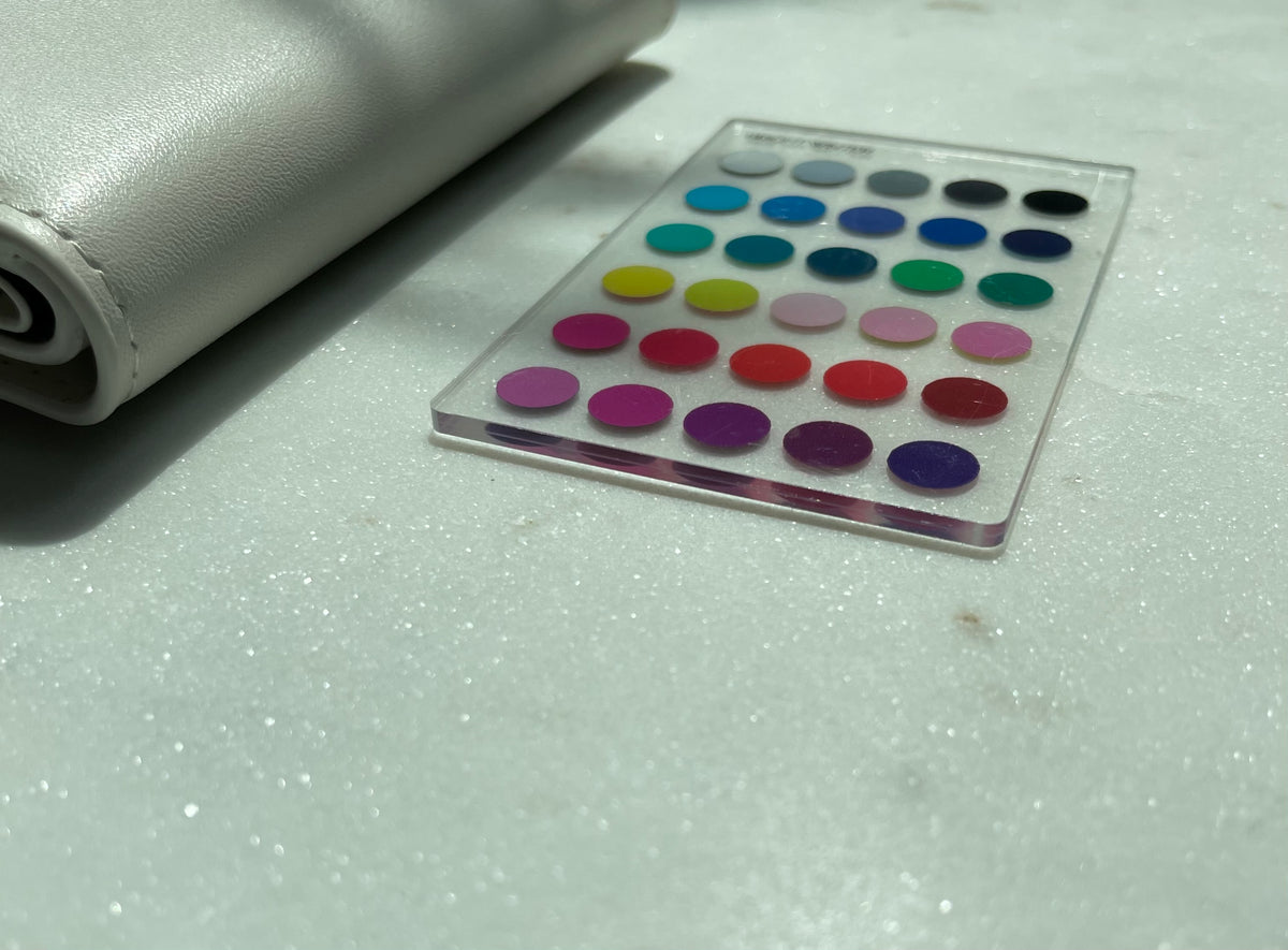 Bright Winter Color Analysis Wallet Card