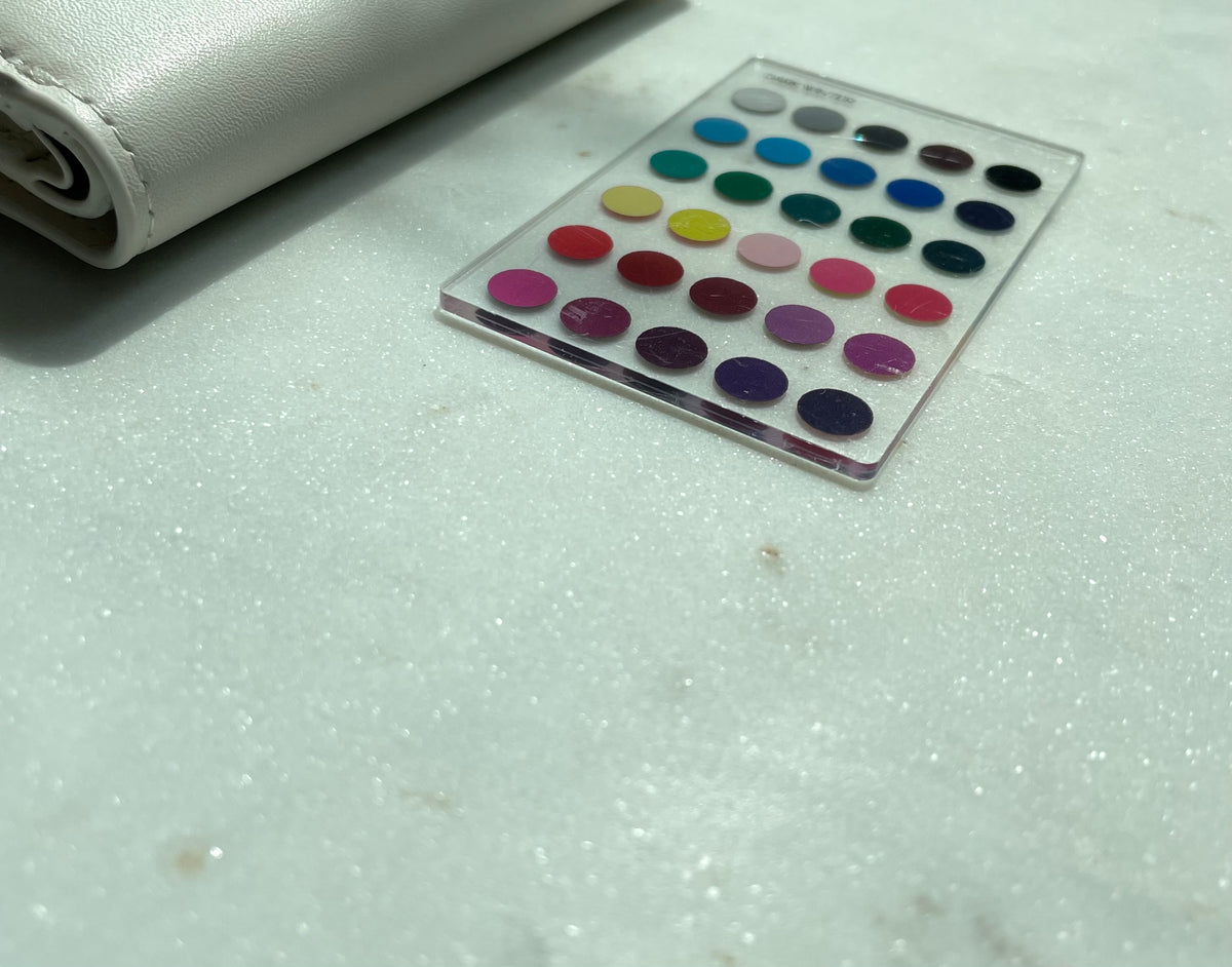 Dark Winter Color Analysis Wallet Card