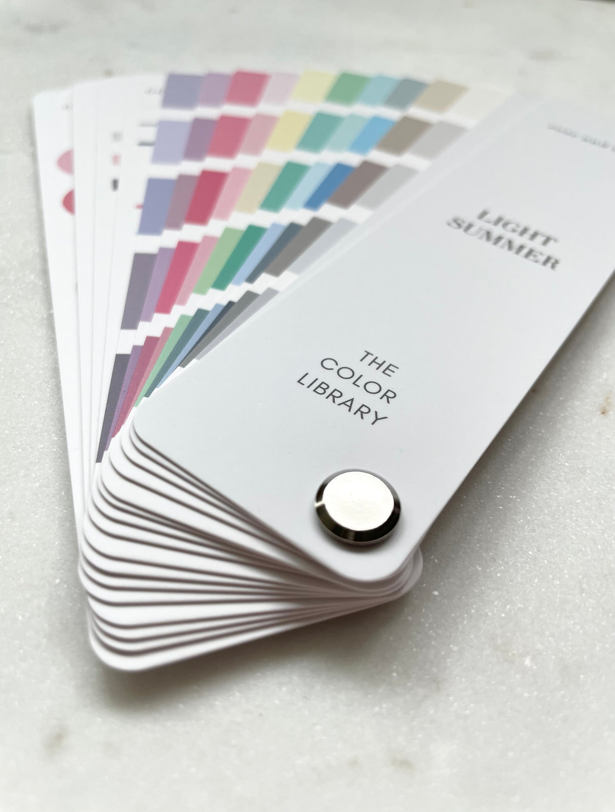 Light Summer Color Analysis Fan Deck