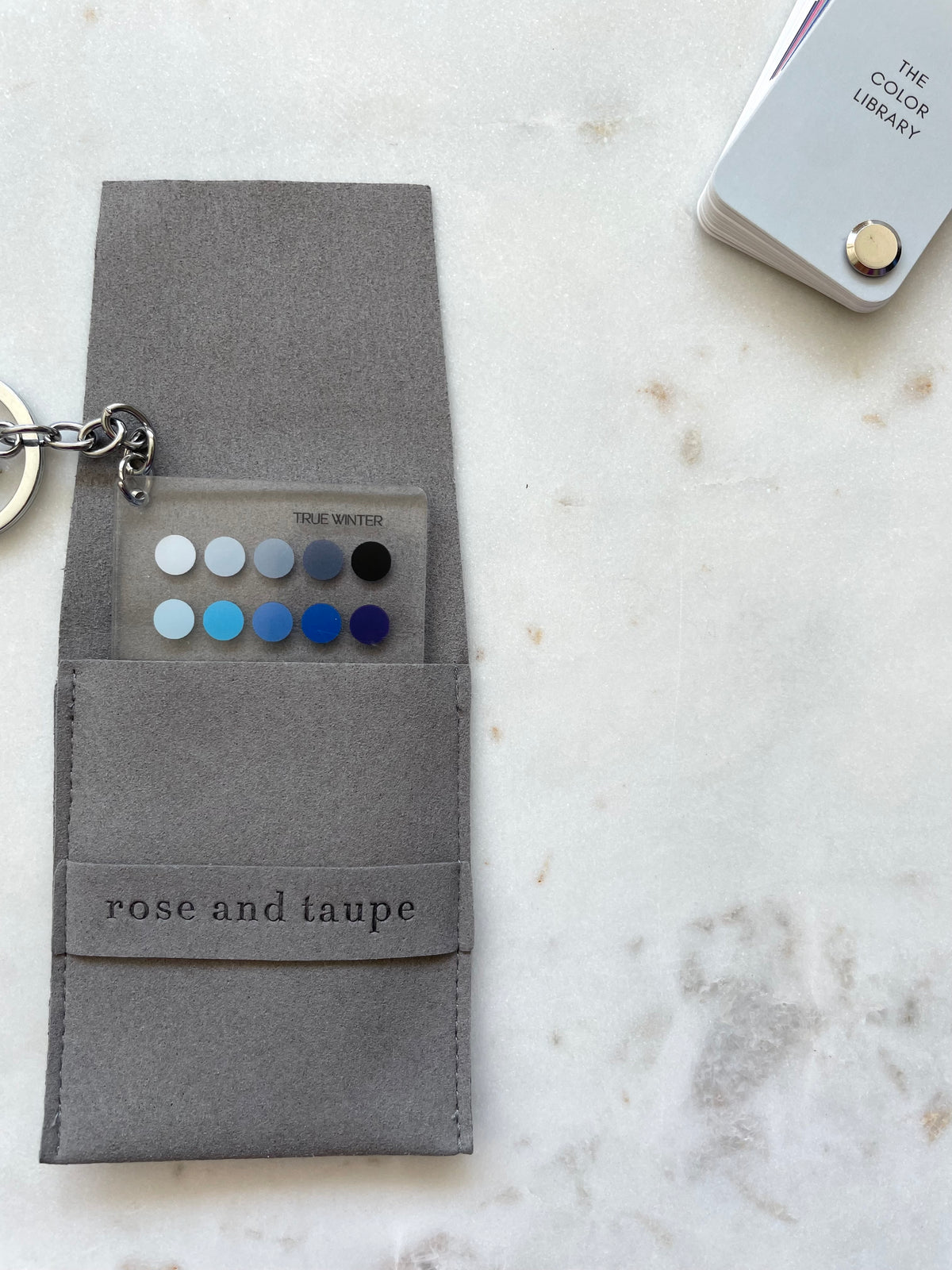True Winter Color Analysis Keychain