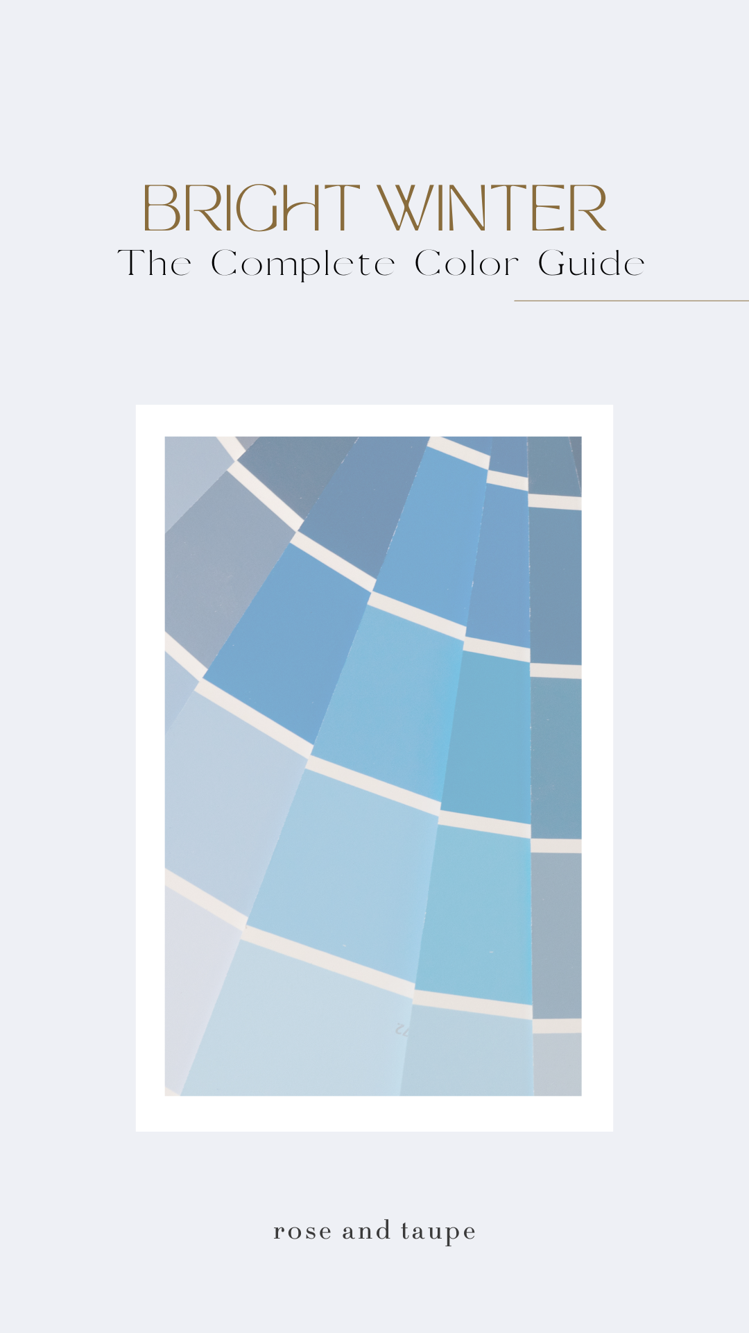Bright Winter The Complete Color Guide