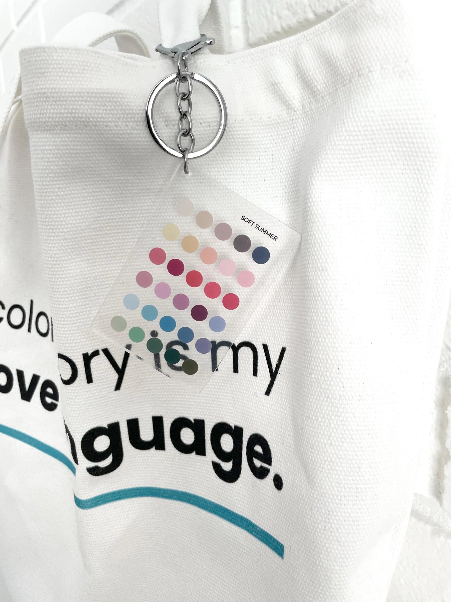 Soft Summer Color Analysis Keychain