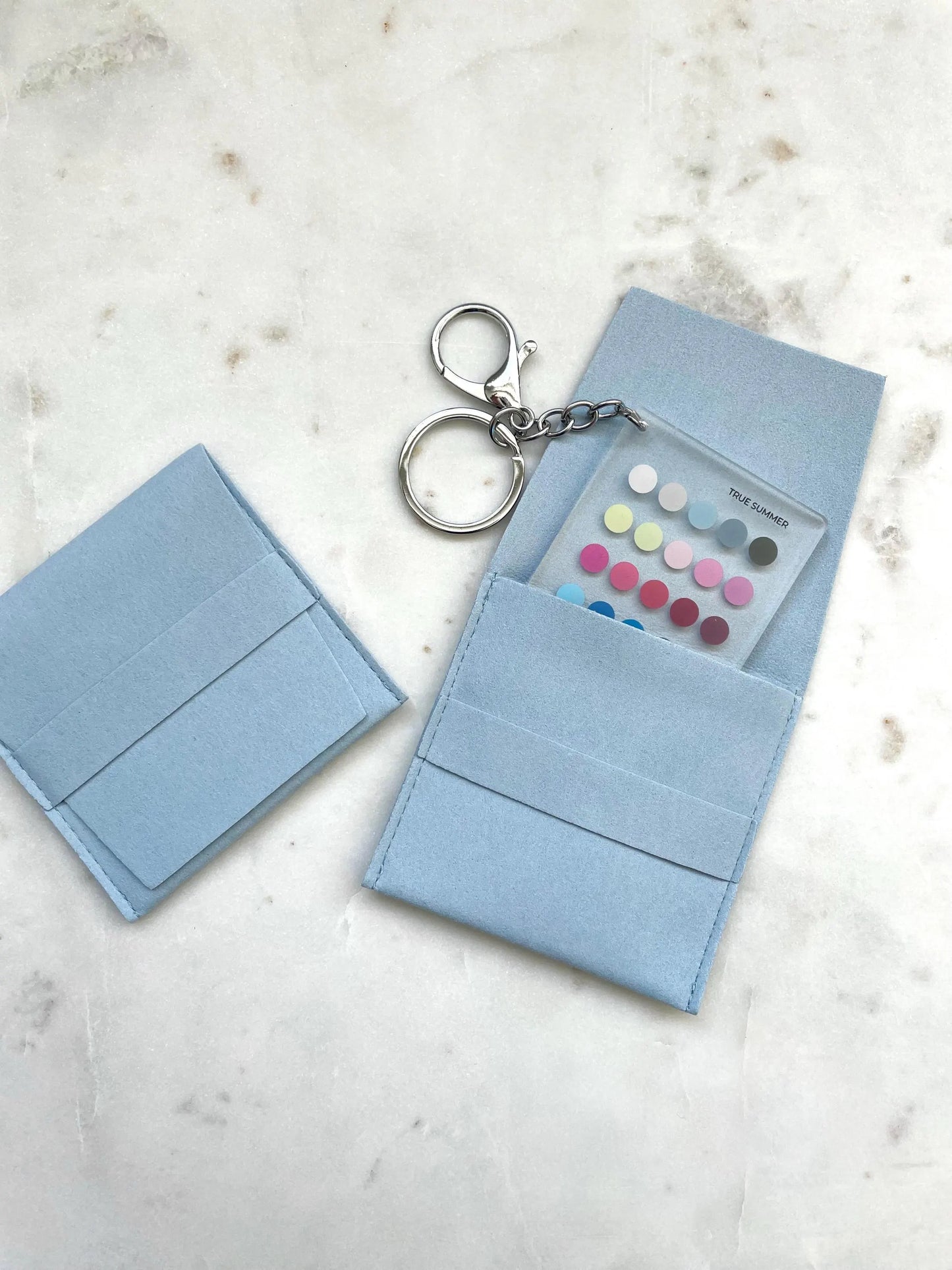 True Summer Color Analysis Keychain