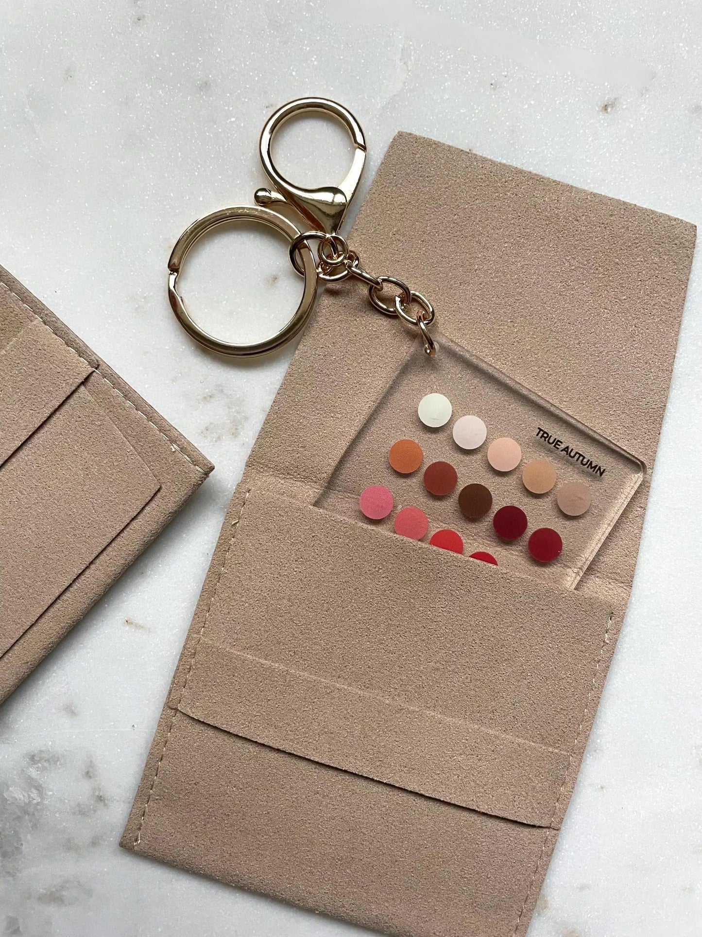 True Autumn Color Analysis Keychain