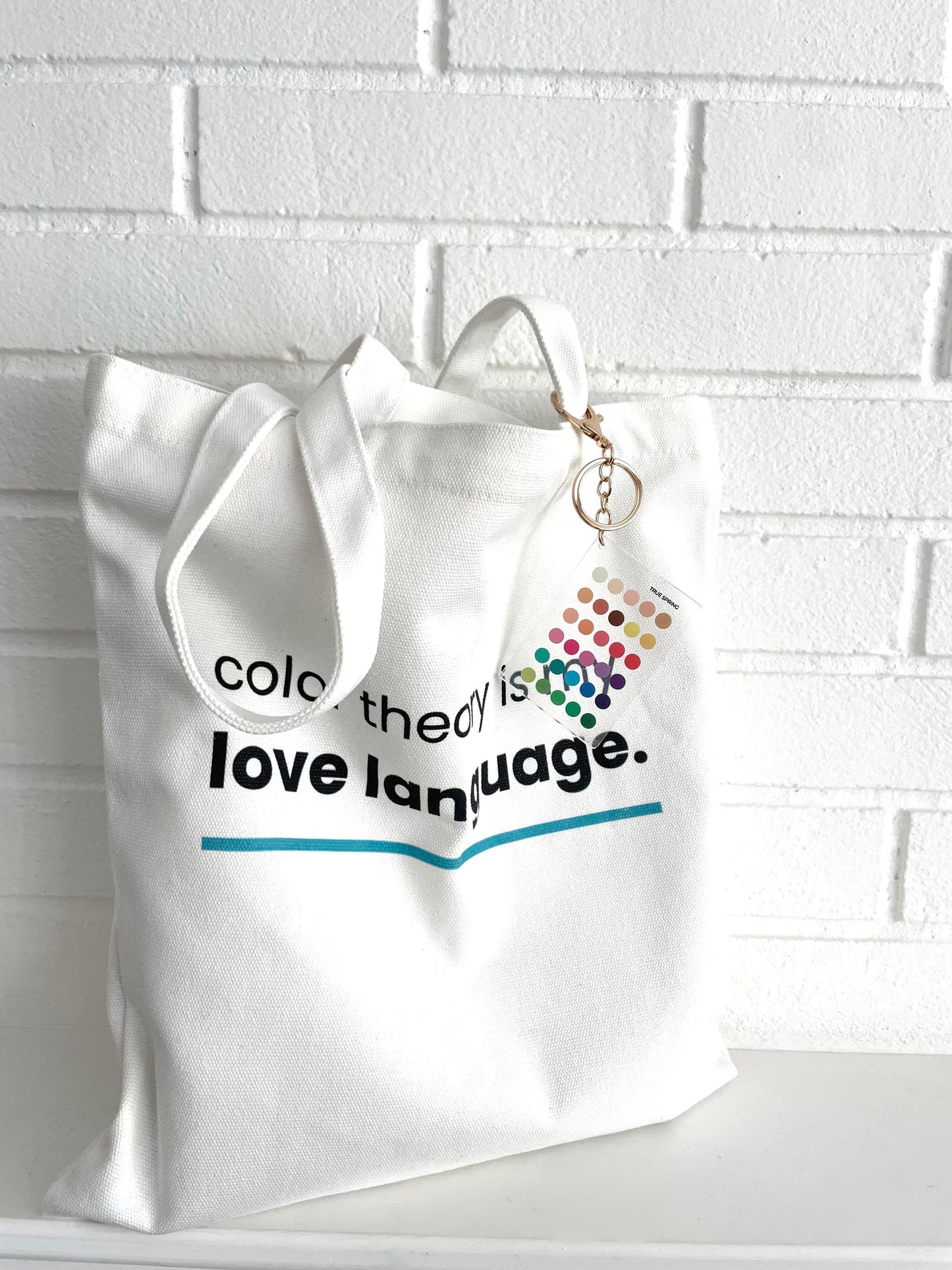 True Summer Color Analysis Keychain