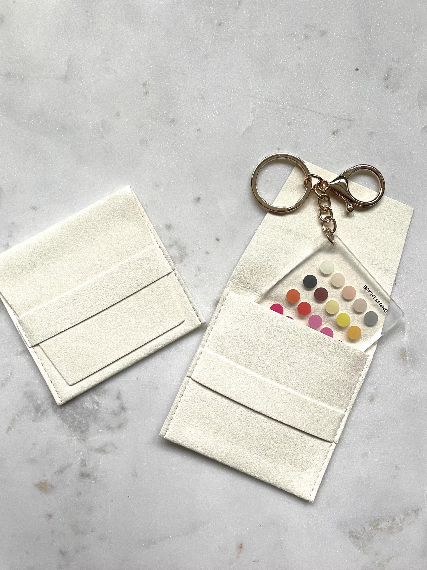 Bright Spring Color Analysis Keychain