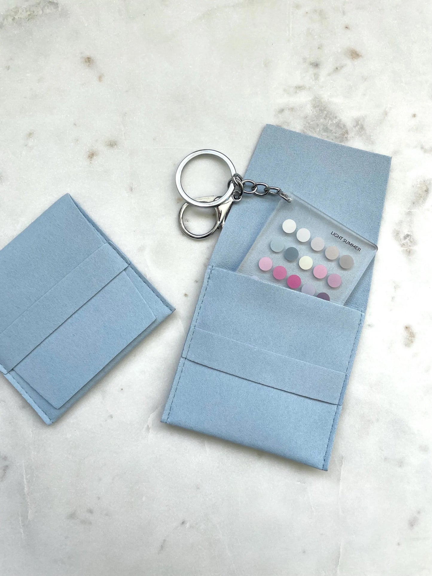 Light Summer Color Analysis Keychain