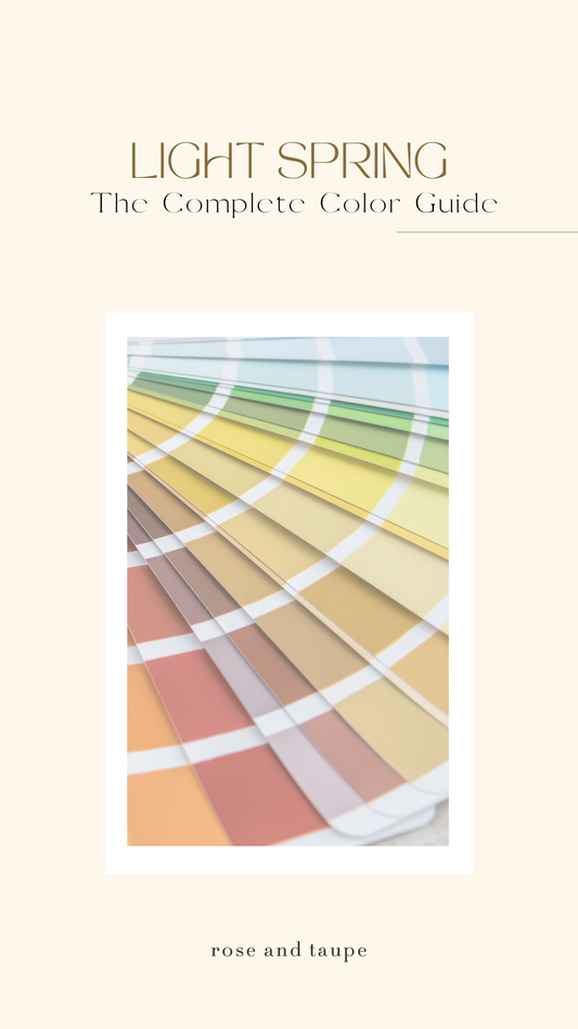 Light Spring The Complete Color Guide