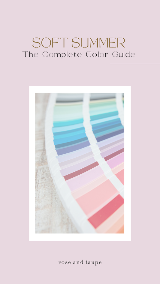 Soft Summer The Complete Color Guide