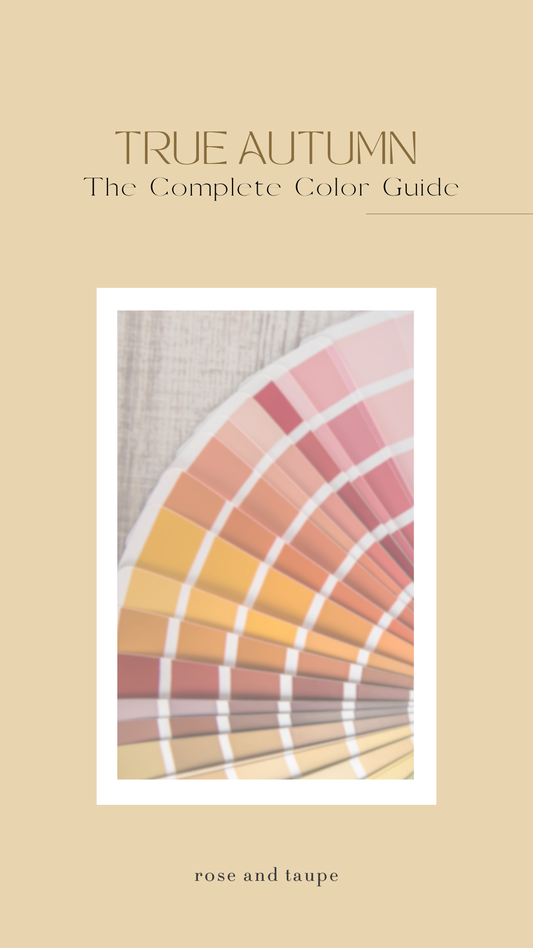 True Autumn The Complete Color Guide