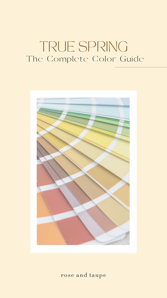 True Spring The Complete Color Guide