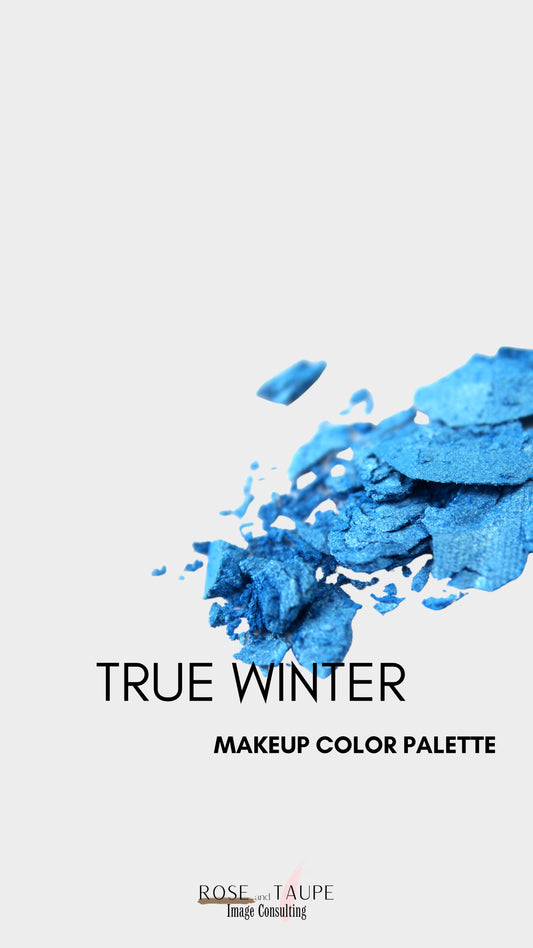 True Winter Makeup Color Palette